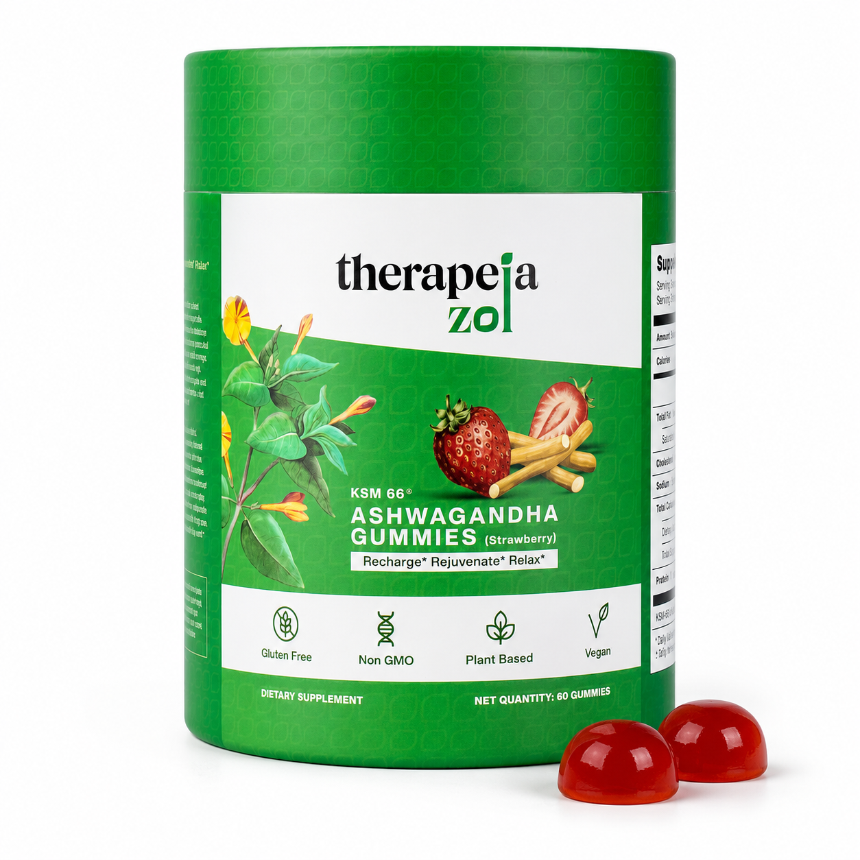 KSM-66® Ashwagandha Gummies (Strawberry)