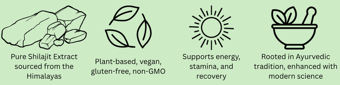 TRUBLK™ Shilajit Capsules Key Features