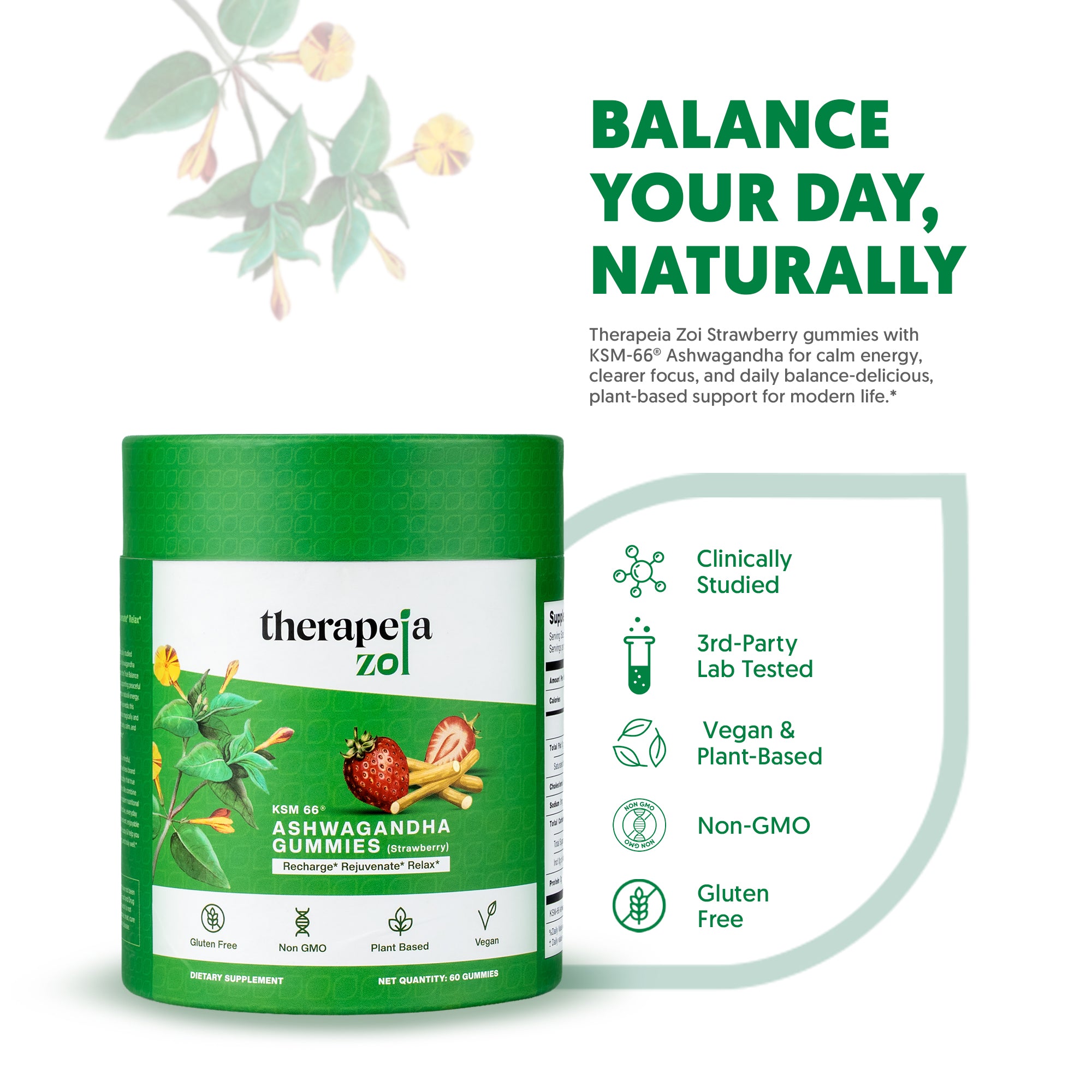 KSM-66® Ashwagandha Gummies (Strawberry)